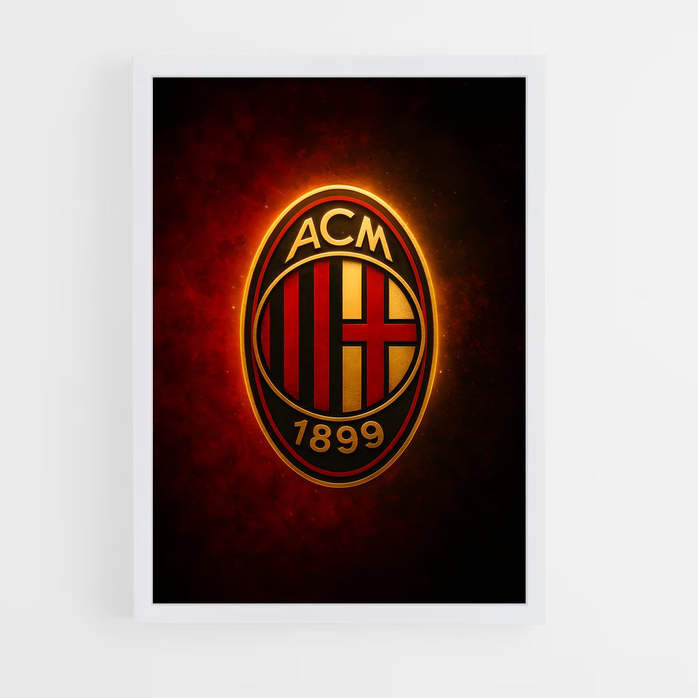 Poster Rossoneri Emblem (vue 3)